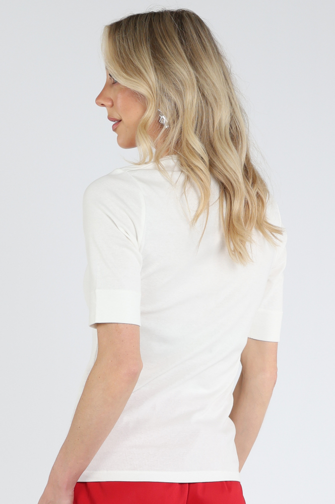 Co'couture 33166 T-shirt korte mouw Wit