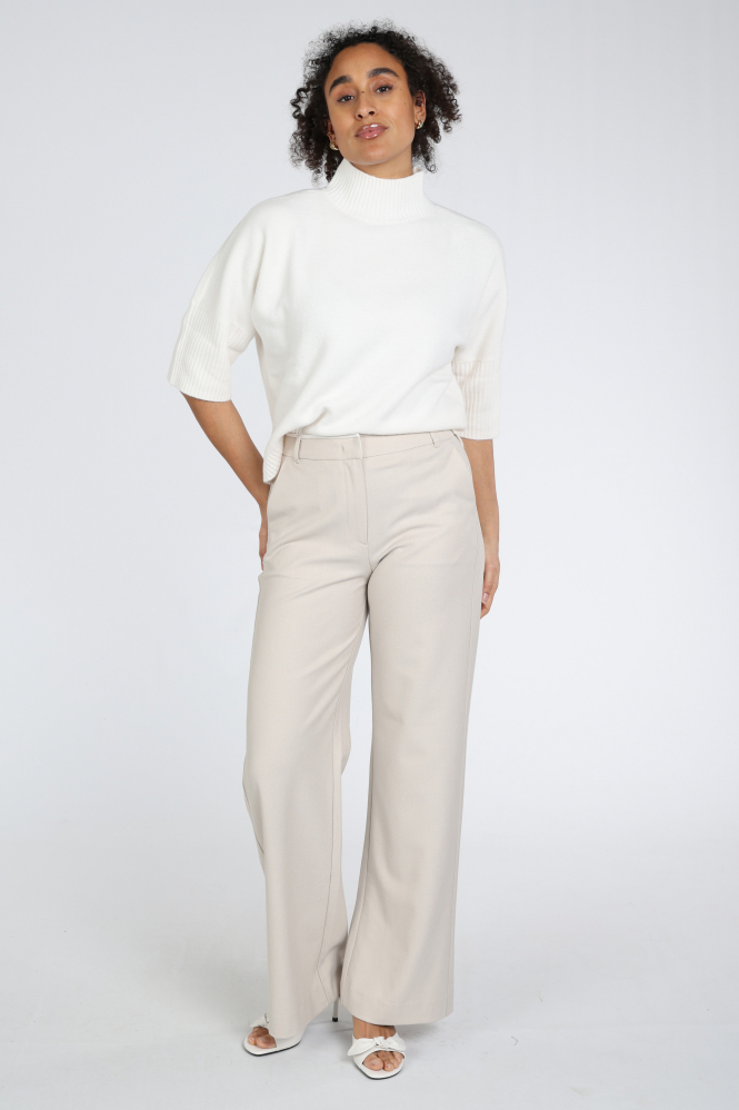 Yaya 01-000437-601 T-shirt korte mouw Wit