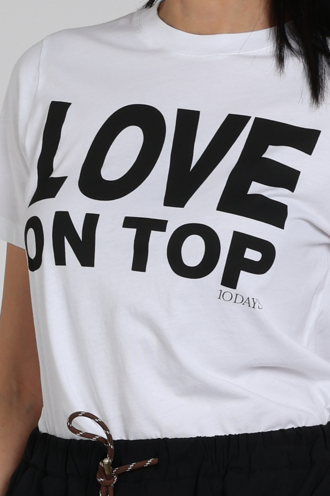 10 Days 20-747-6202 T-shirt korte mouw Wit