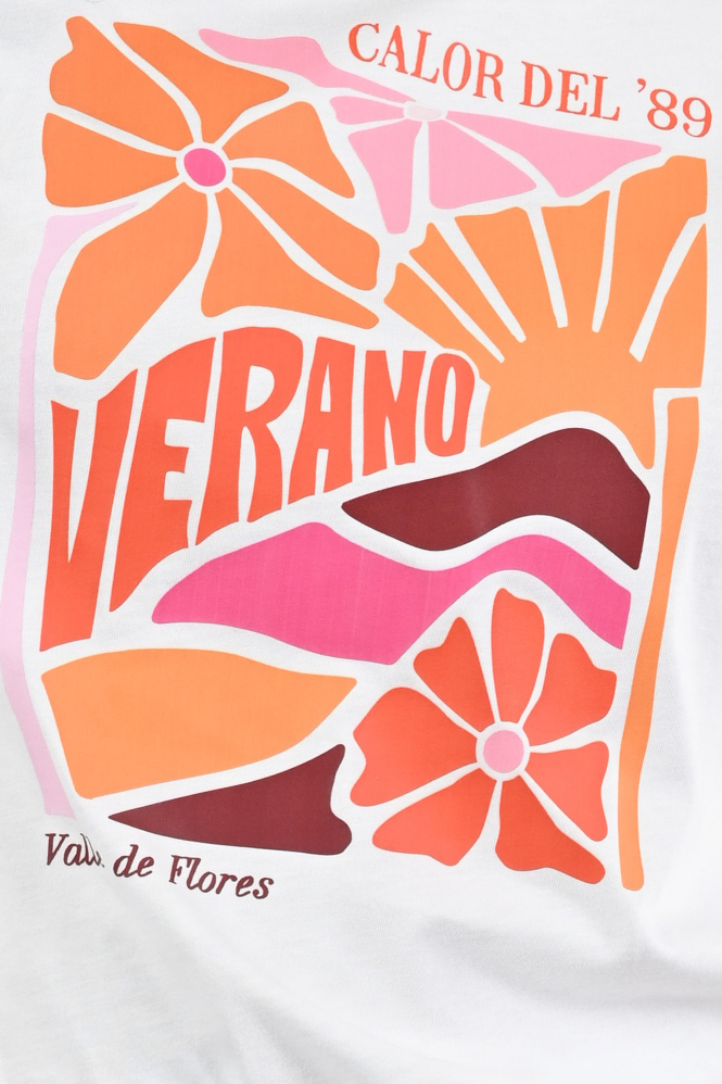 Geisha 62355-24 T-shirt korte mouw Wit