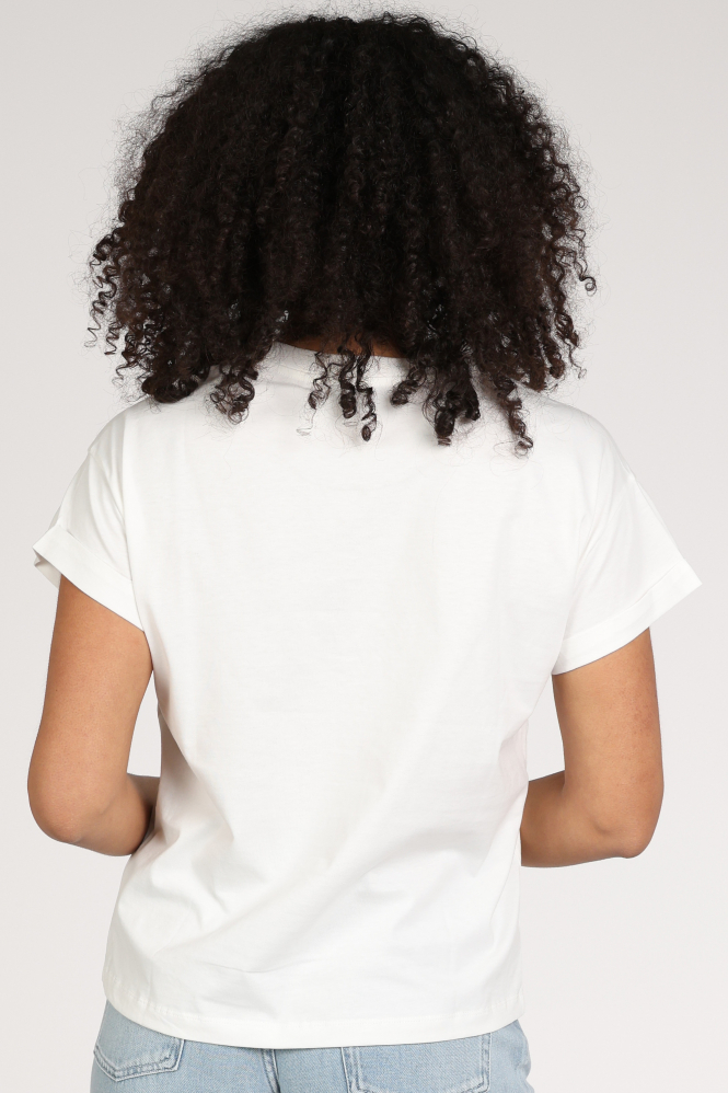 Nukus NKS04014 T-shirt korte mouw Wit