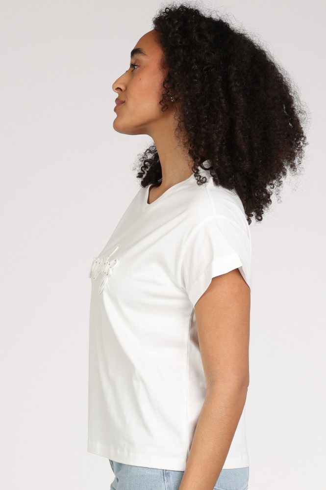 Nukus NKS04014 T-shirt korte mouw Wit