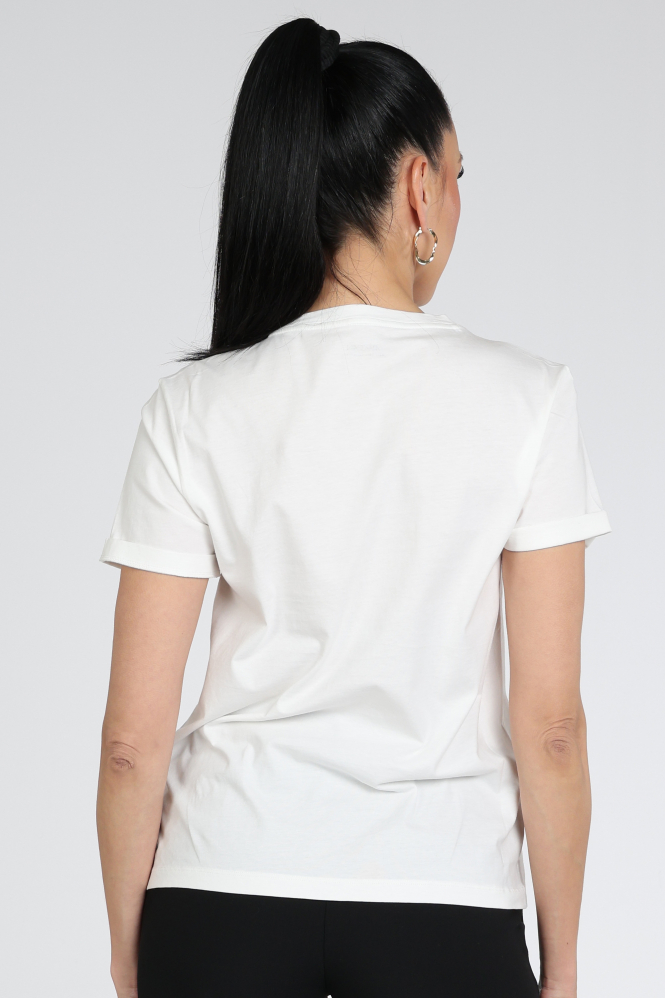 Marc Cain AC 48.10 J55 T-shirt korte mouw Wit