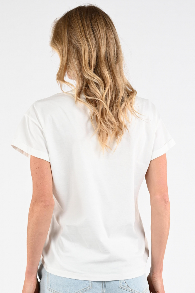 Nukus NKS04018 T-shirt korte mouw Wit