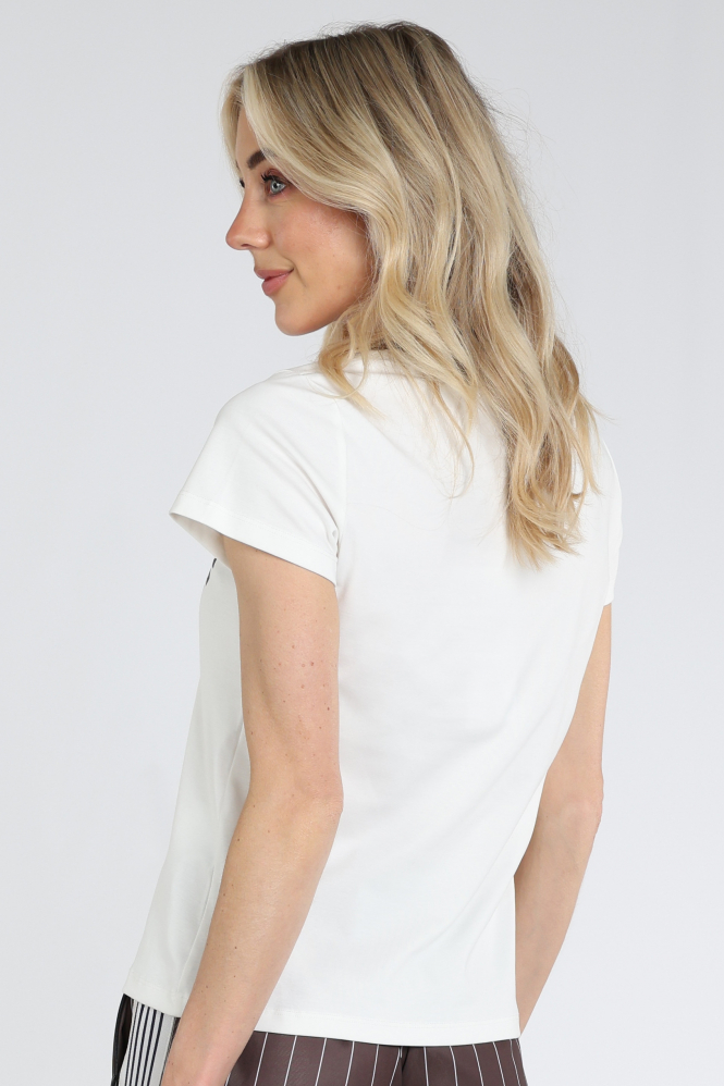 Haute L'Amitié HL10006 T-shirt korte mouw Wit