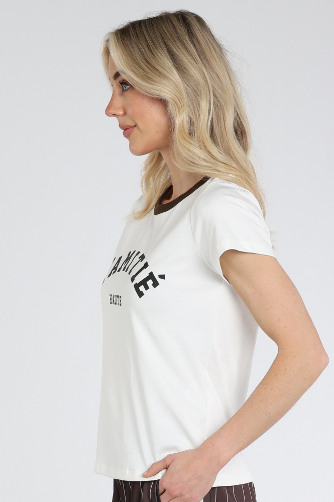 Haute L'Amitié HL10006 T-shirt korte mouw Wit