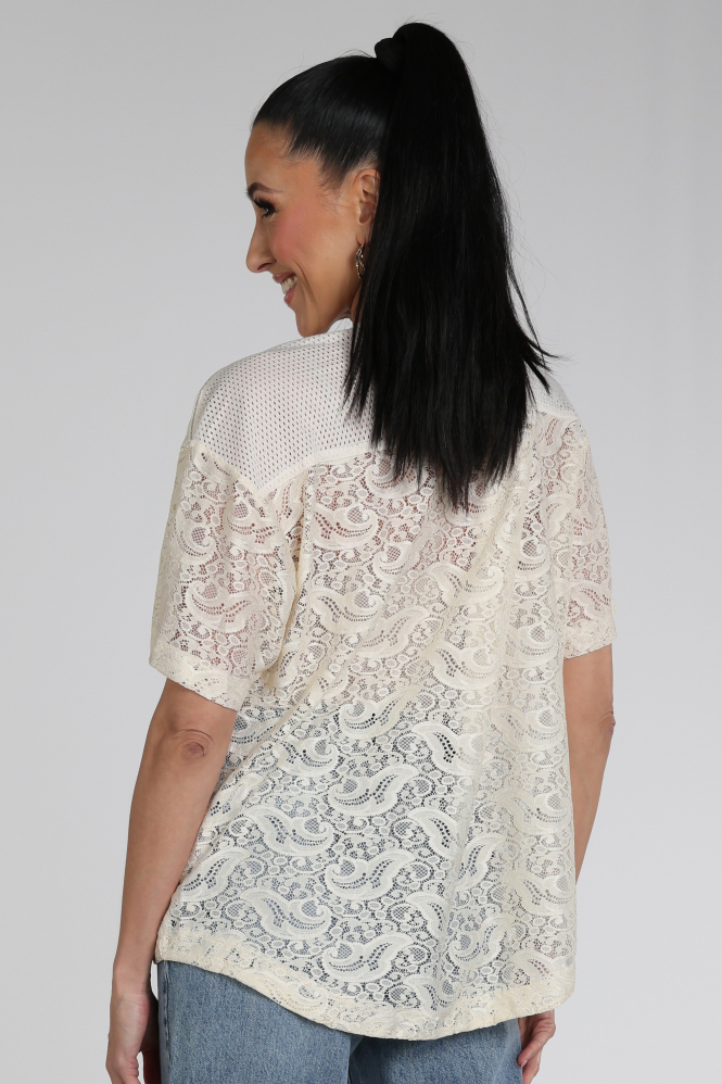 Haute L'Amitié HL10466 T-shirt korte mouw Wit