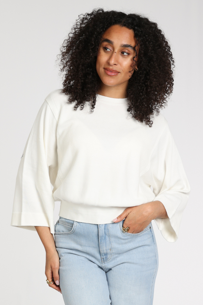 Yaya 01-000464-604 T-shirt korte mouw Wit