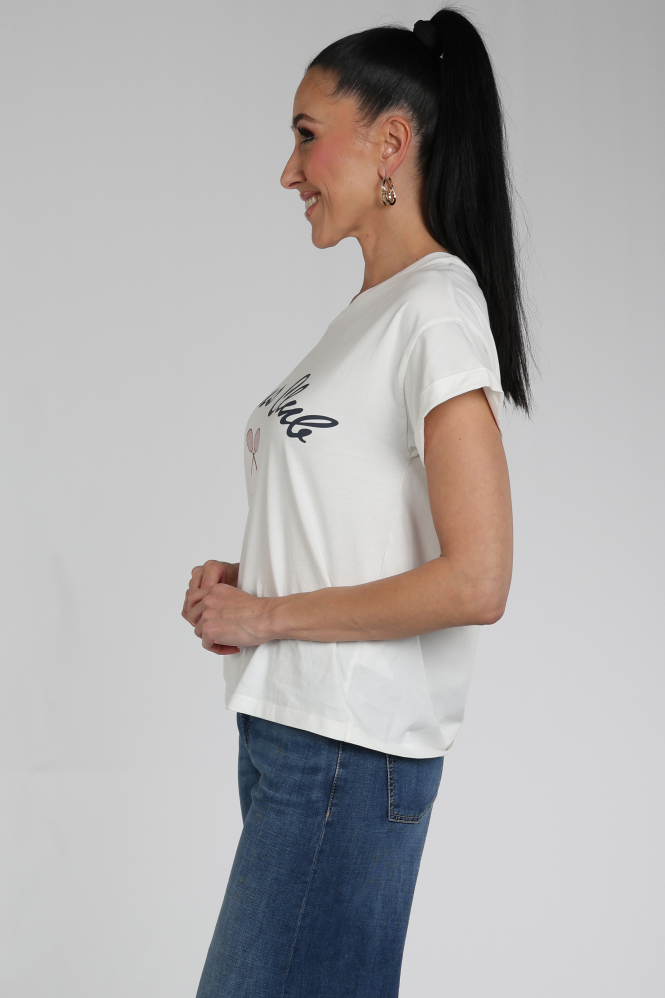 Nukus NKS04007 T-shirt korte mouw Wit