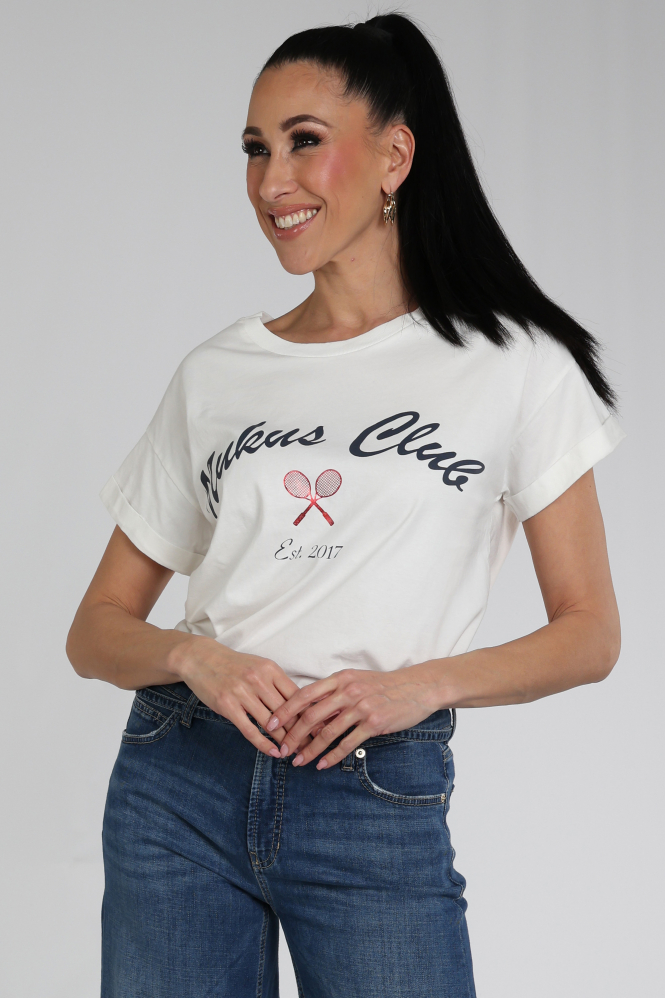 Nukus NKS04007 T-shirt korte mouw Wit
