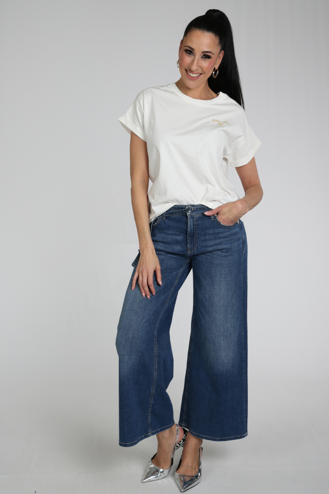 Nukus NKS04008 T-shirt korte mouw Wit