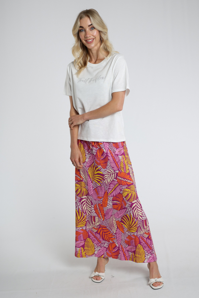 Geisha 62099-41 T-shirt korte mouw Wit