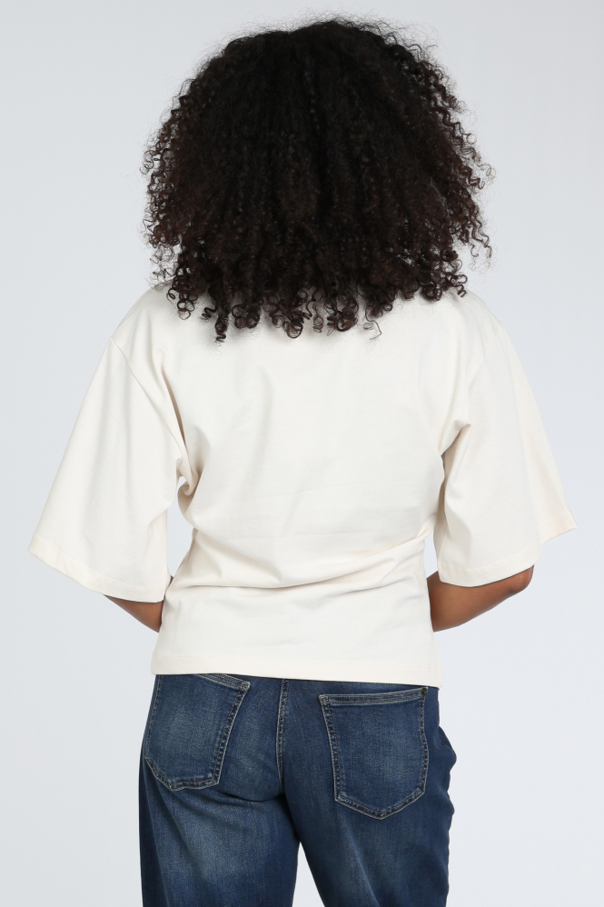 Co'couture 500108 T-shirt korte mouw Wit