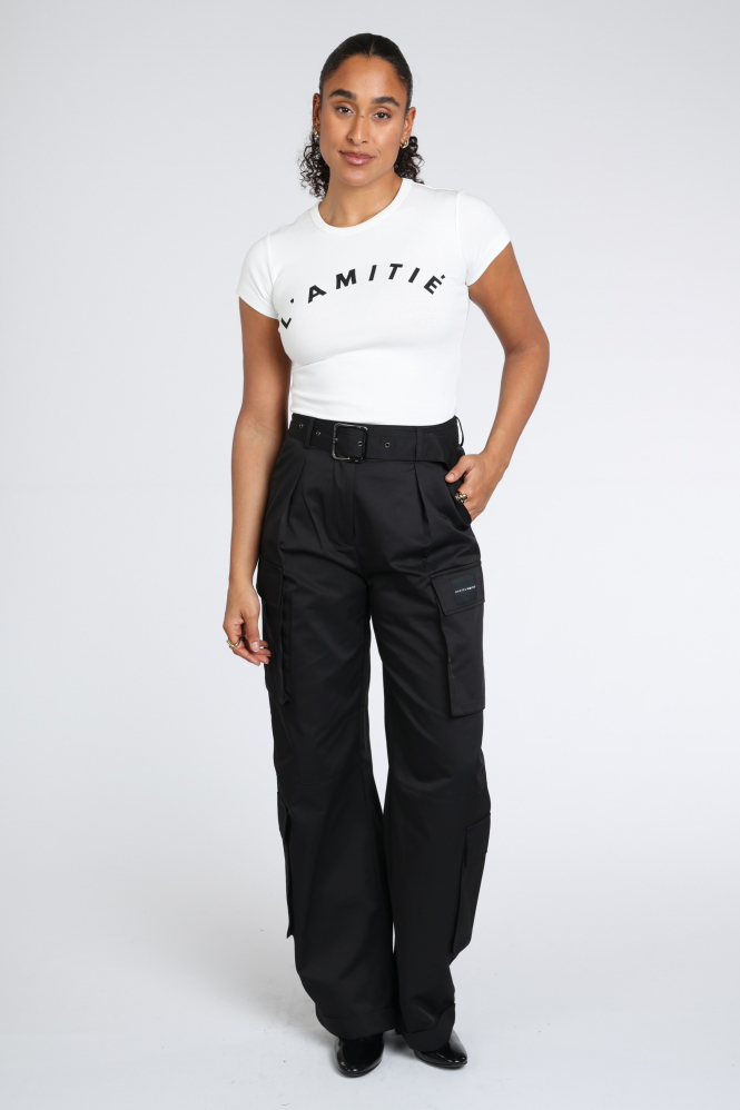 Haute L'Amitié hl10849  T-shirt korte mouw Wit