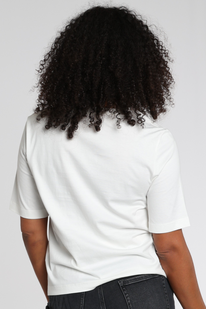 Marc Cain BS 48.20 J59 T-shirt korte mouw Wit
