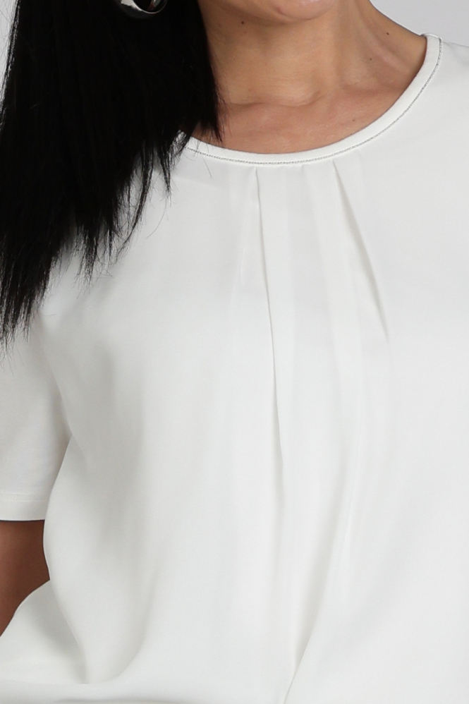 Frank walder 716435 T-shirt korte mouw Beige