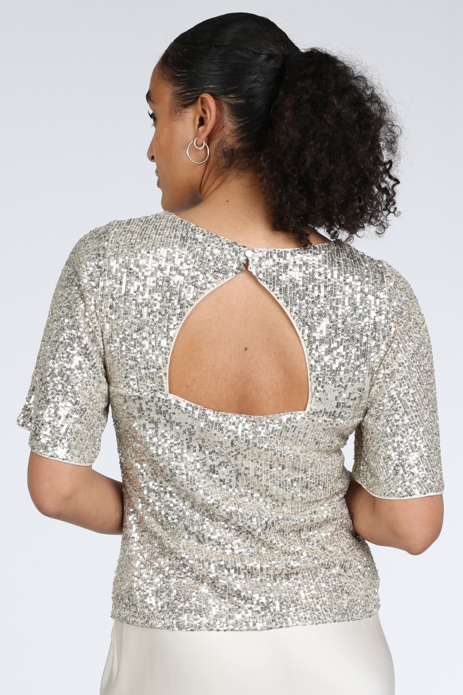 Vera Mont 03414478 T-shirt korte mouw Beige