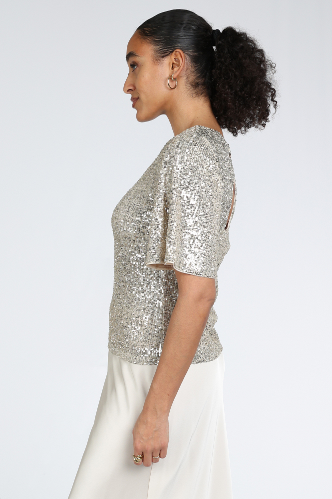 Vera Mont 03414478 T-shirt korte mouw Beige