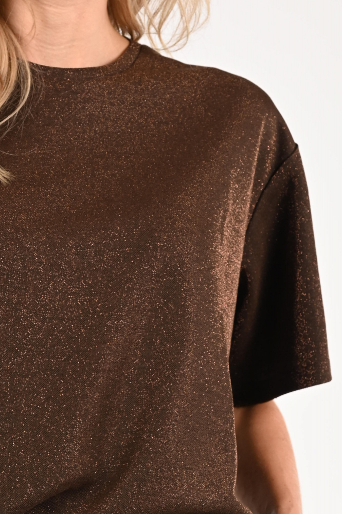 Nukus NKF01035 T-shirt korte mouw Bruin