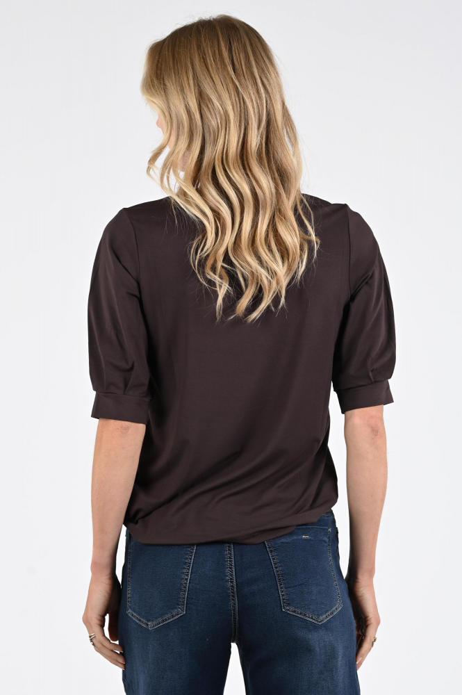 Geisha 52859-20 T-shirt korte mouw Bruin