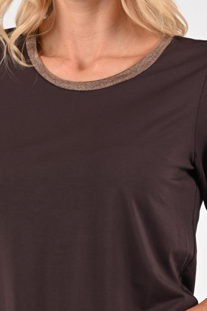 Geisha 52859-20 T-shirt korte mouw Bruin