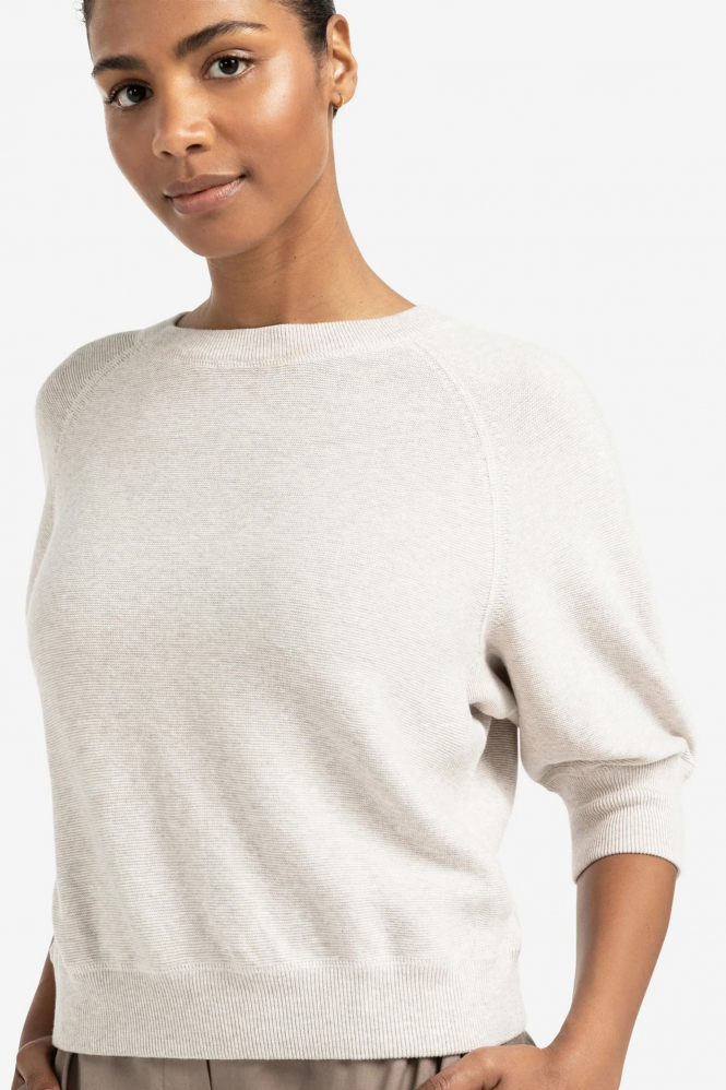 Yaya 01-000482-507 T-shirt korte mouw Bruin