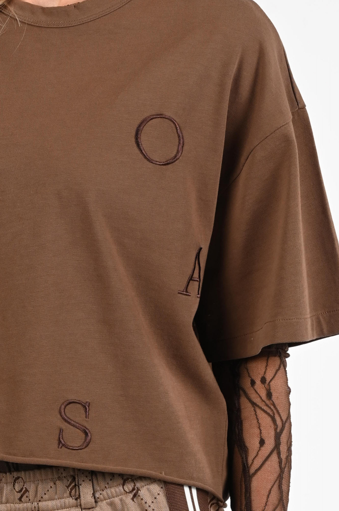 10 Days 20-756-6201 T-shirt korte mouw Bruin