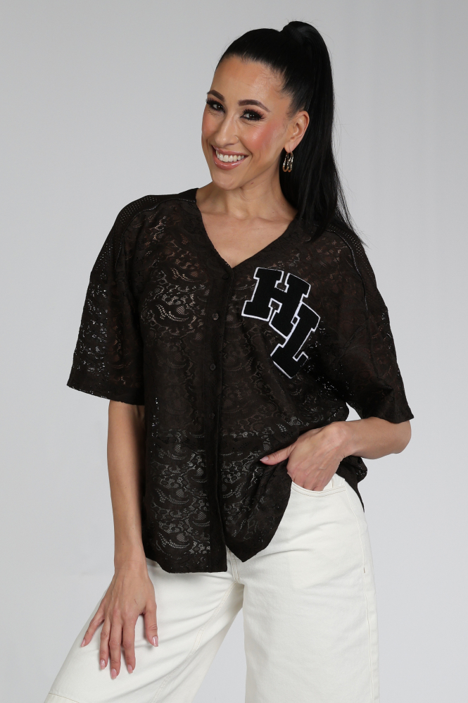 Haute L'Amitié HL10466 T-shirt korte mouw Bruin