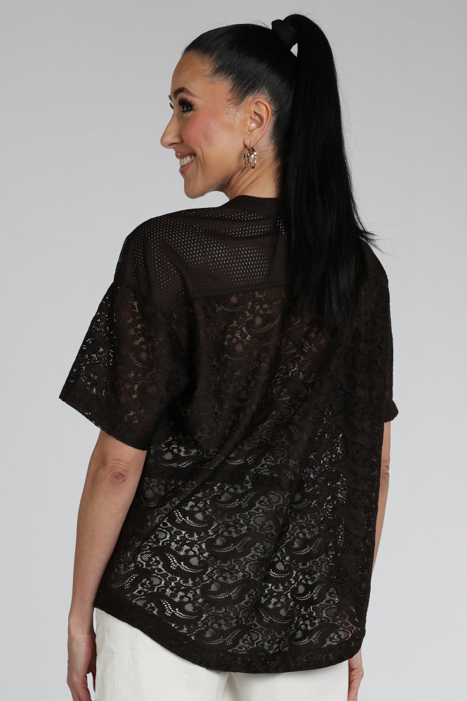 Haute L'Amitié HL10466 T-shirt korte mouw Bruin