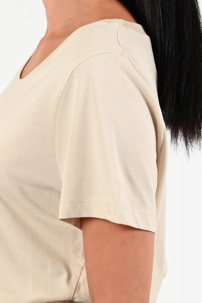 Geisha 52396-41 T-shirt korte mouw Beige
