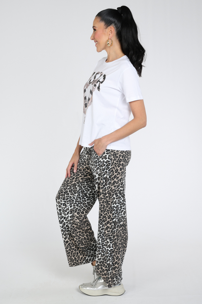 Catnoir 6350 T-shirt korte mouw Beige