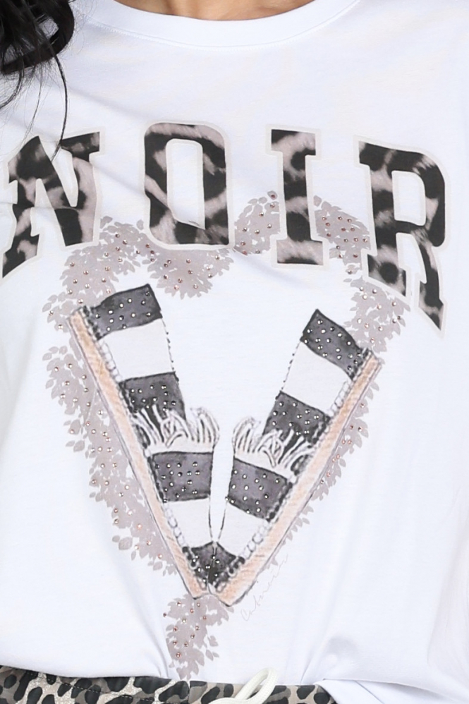 Catnoir 6350 T-shirt korte mouw Beige