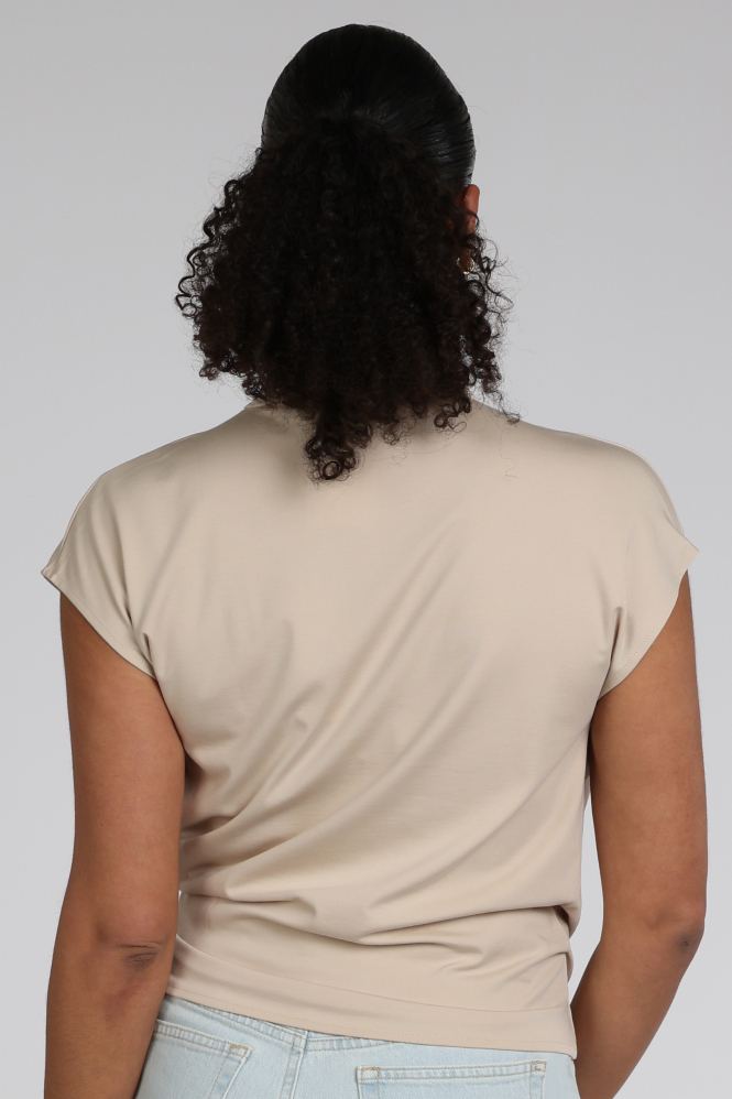 Knit-Ted 261p183 jet T-shirt korte mouw Beige