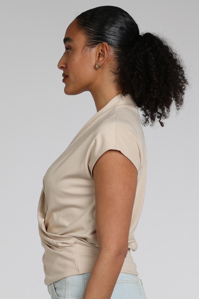 Knit-Ted 261p183 jet T-shirt korte mouw Beige