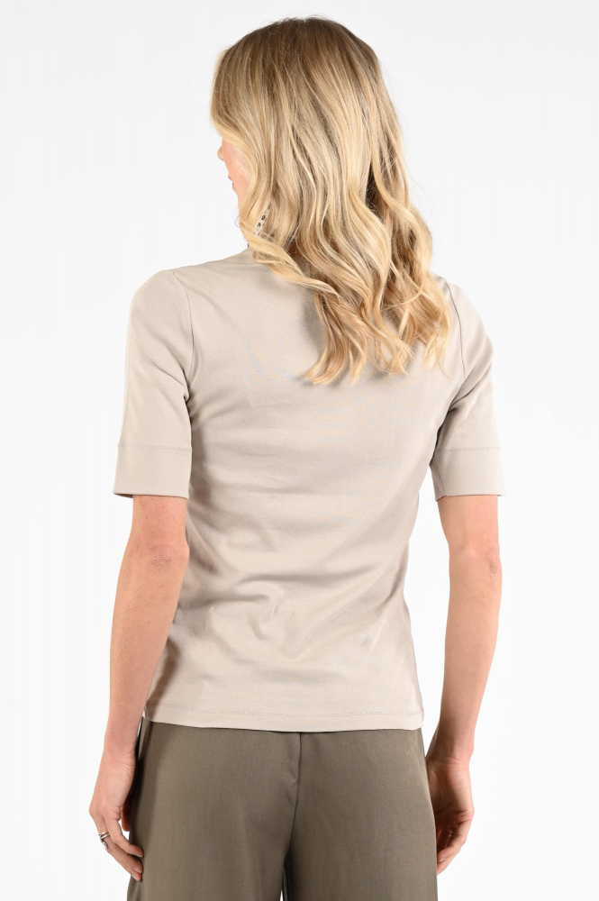 Co'couture 33016 GrannyCC T-shirt korte mouw Beige