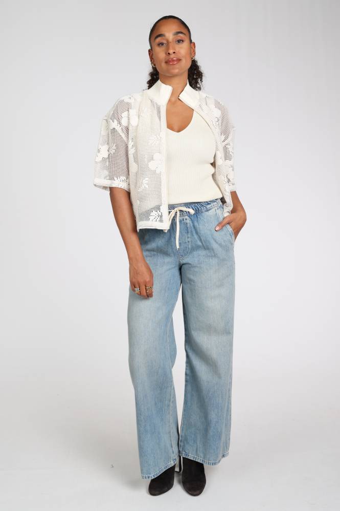 Yaya 01-000602-607 T-shirt korte mouw Beige