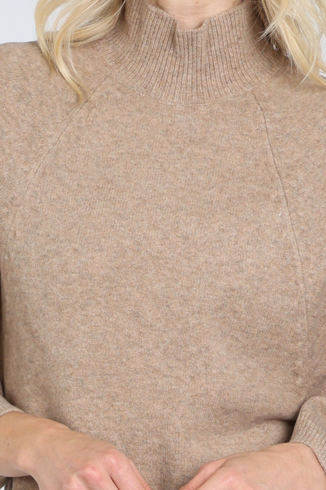 Yaya 01-000655-610 T-shirt korte mouw Beige