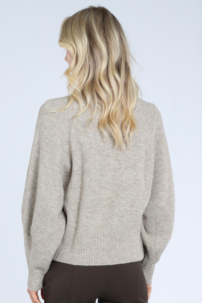 Yaya 01-000656-610 T-shirt korte mouw Beige