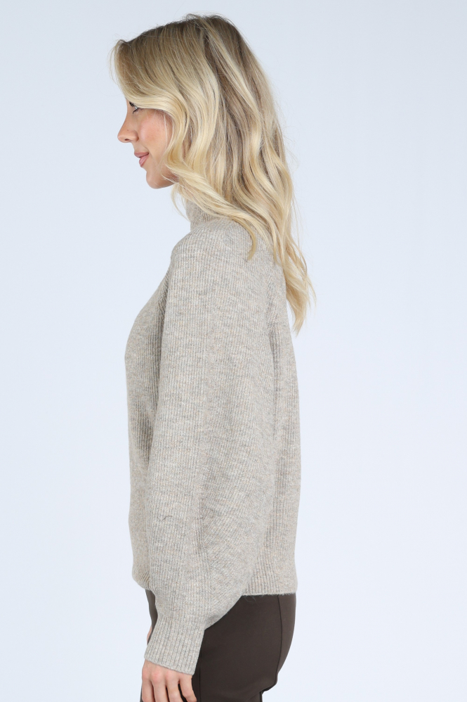 Yaya 01-000656-610 T-shirt korte mouw Beige