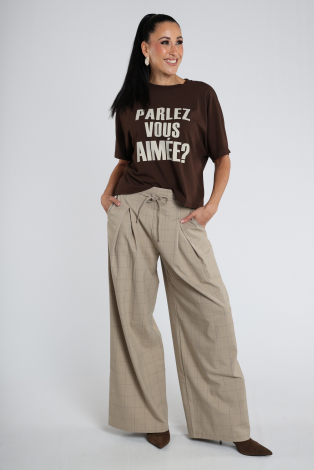 Aimée the label Elara Shirt Bruin