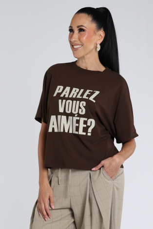 Aimée the label Elara Shirt Bruin