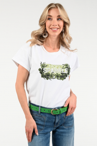 Jeroen Beekman Basics sparkle shirt Groen