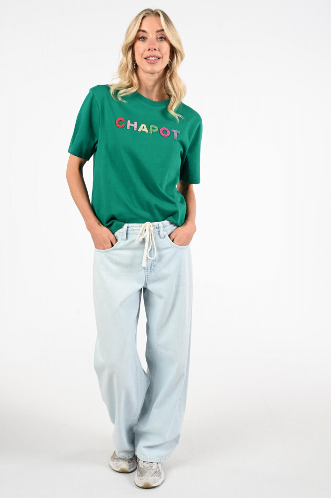 Fabienne Chapot CLTTSH23SS264324 T-shirt korte mouw Groen