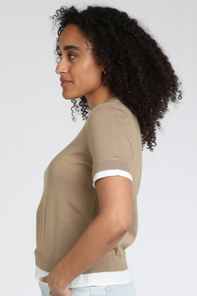 Yaya 01-000550-602 T-shirt korte mouw Groen