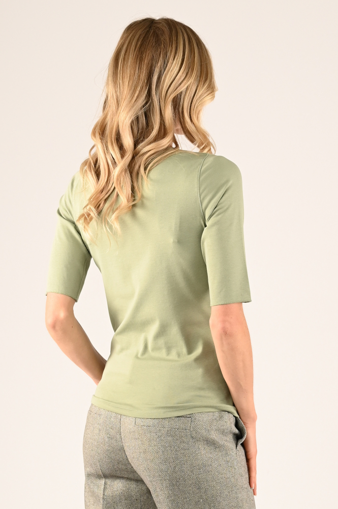Marc Cain XC 48.13 J15 T-shirt korte mouw Groen