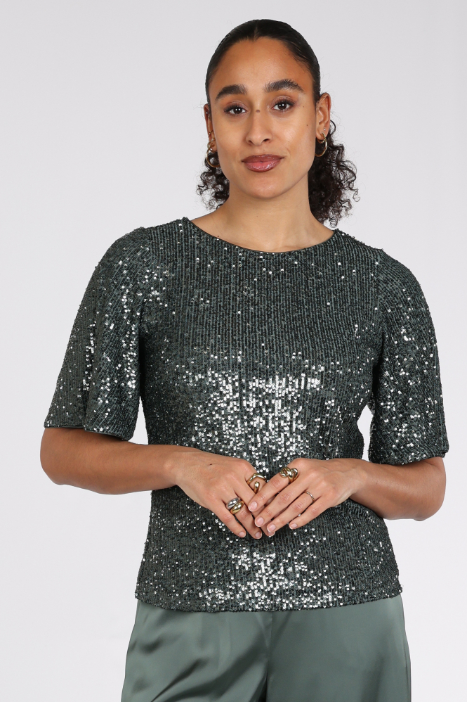 Vera Mont 03414478 T-shirt korte mouw Groen