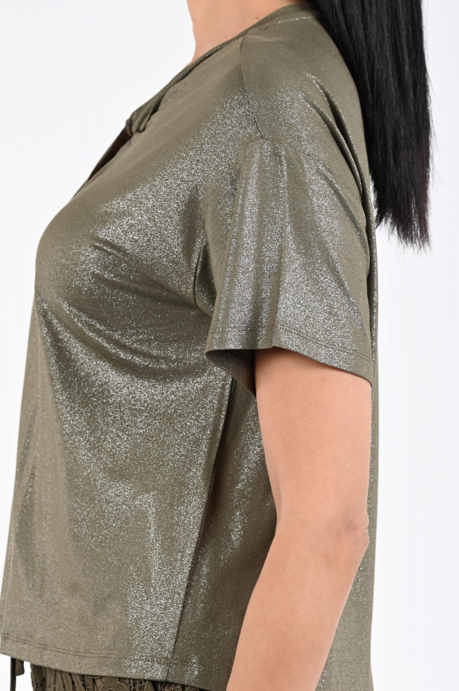 Summum 3s5173-30545 T-shirt korte mouw Groen