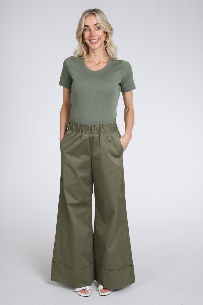 Marc Cain AS 48.70 J50 T-shirt korte mouw Groen