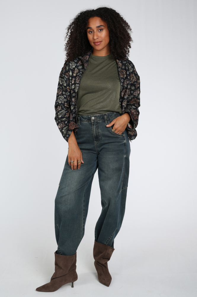 Geisha 62865-41 T-shirt korte mouw Groen