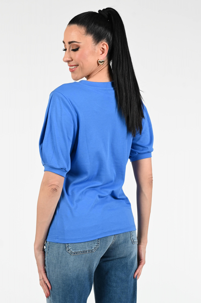 Efixelle 320424 T-shirt korte mouw Blauw